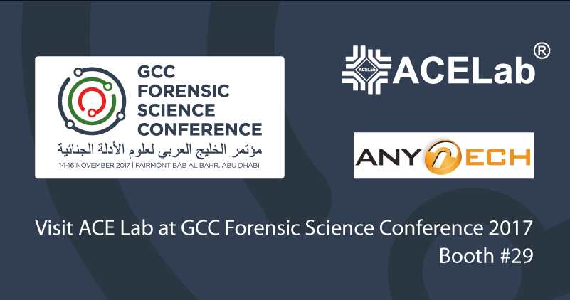 Ace Lab To Exhibit At Gcc Forensic Science Conference 2017