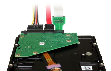 How to connect PC-SEAG.SATA adapter