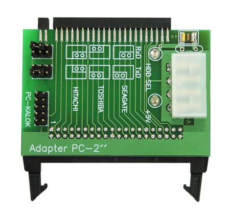 PC-2 adapter intended for connecting 2,5 and 1,8 HDD